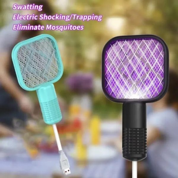 Mini USB Rechargeable Mosquito Racket With Uv Light