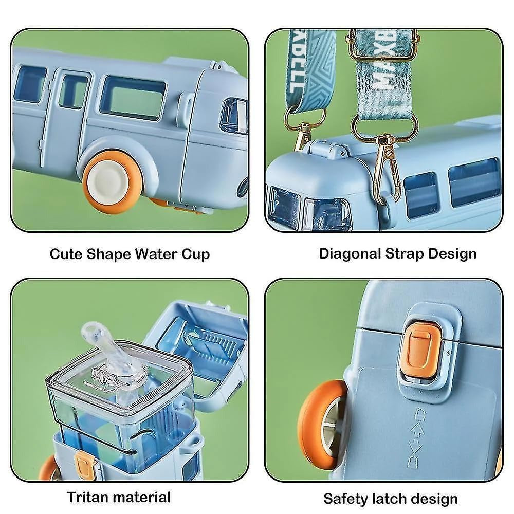 Bus Shape School Water Bottle-500ml