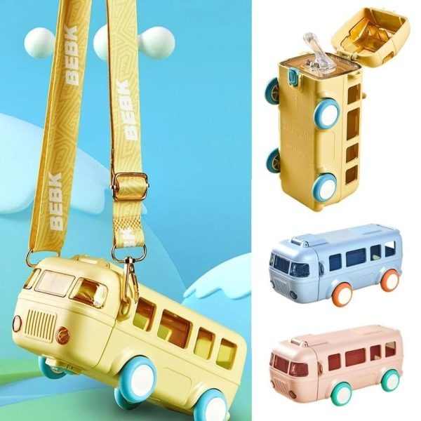 Bus Shape School Water Bottle-500ml