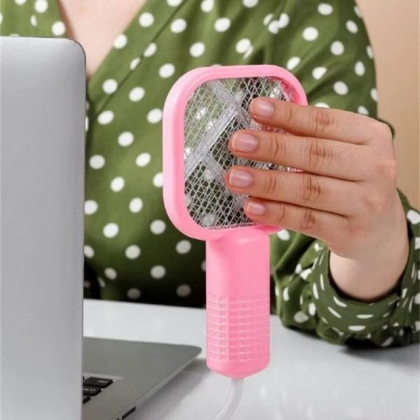 Mini USB Rechargeable Mosquito Racket With Uv Light