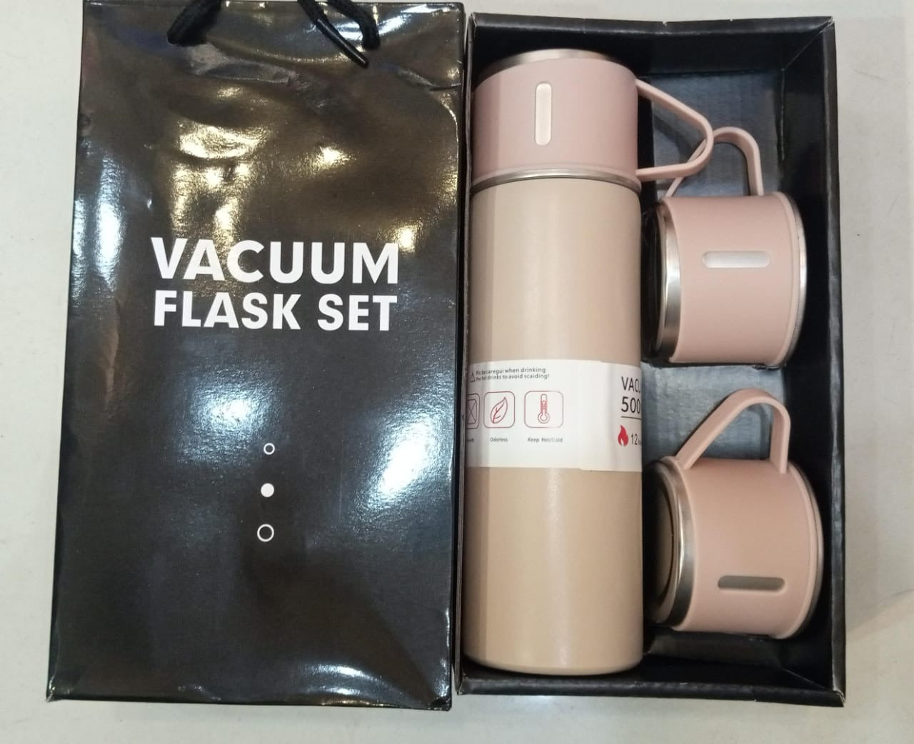 Stainless Steel Vacuum Flask Set