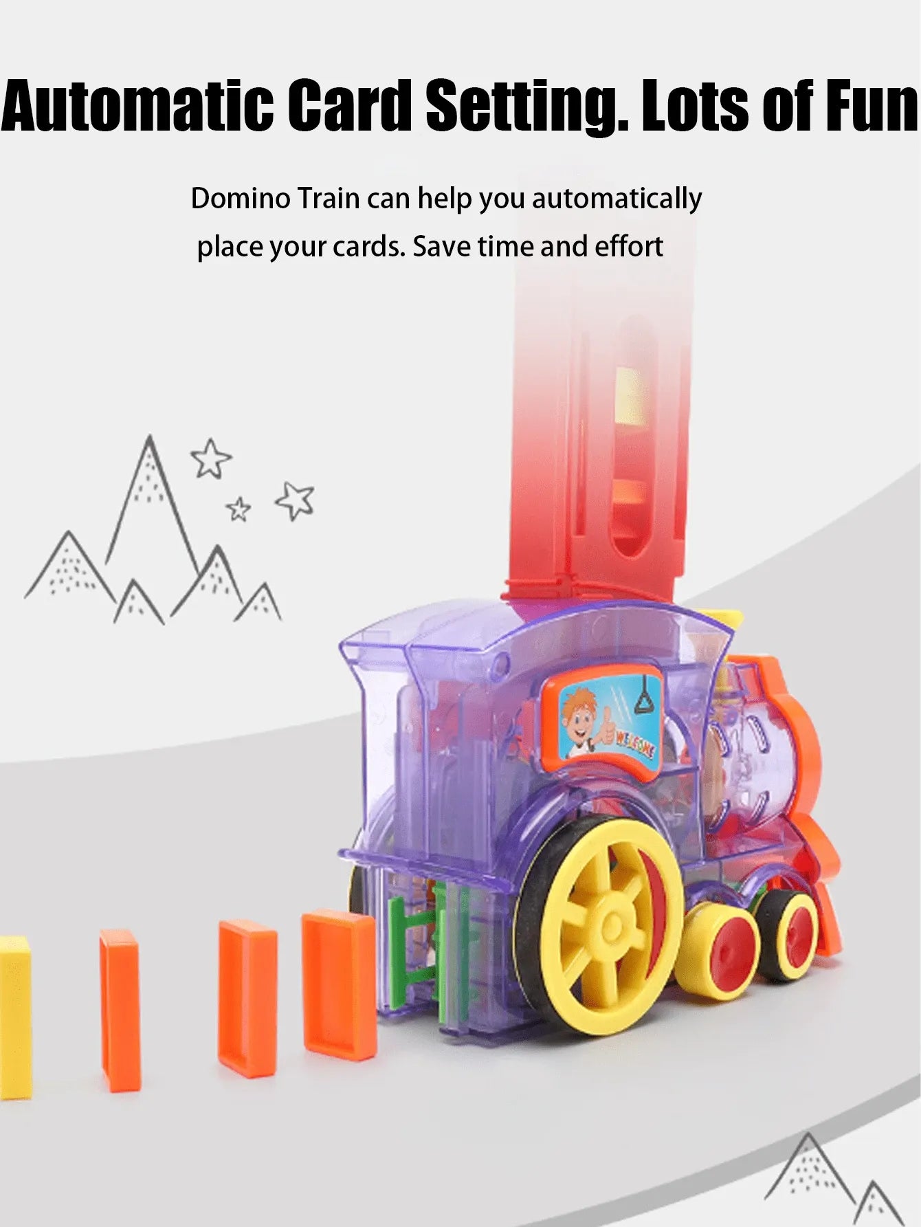 Domino Train Toy Blocks Set