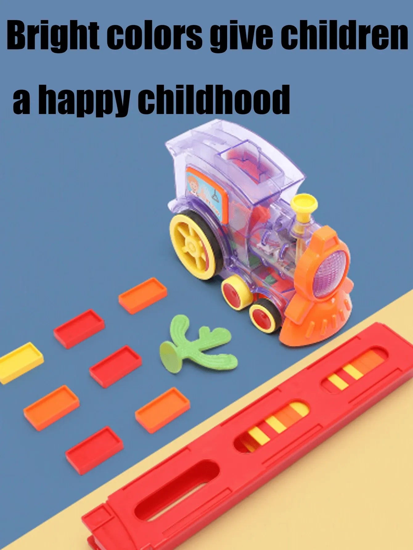 Domino Train Toy Blocks Set