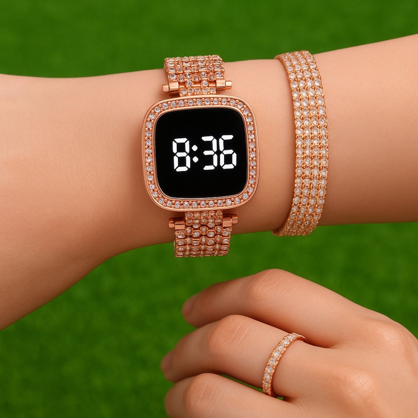 Stylish Ladies LED Watch