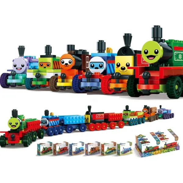 Cartoon Train Building Block